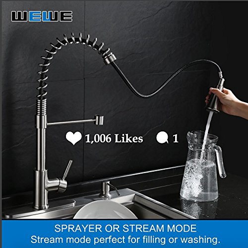 Kitchen Faucets With Pull Down Sprayer Wewe A1002lu Commercial